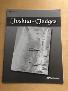 ABeka Test Key JOSHUA AND JUDGES Homeschooling teacher Bible 8th gr. - Picture 1 of 7