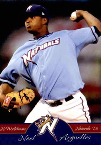 2013 Northwest Arkansas Naturals Grandstand #2 Noel Arguelles Guira Cuba Card