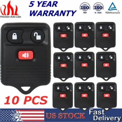 10 Keyless Entry Remote Control Car Key Fob For Ford F150 Focus Ranger Econoline - Image 1 of 4