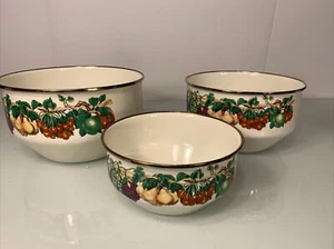 Three Metal Tabletop Unlimited Vitro Ceramic Electric Induction Bowls Vegetable - Picture 1 of 3