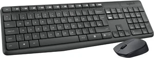 Logitech MK235 Kabelloses Set mit Tastatur und Maus für Windows, QWERTY- B-WARE - Bild 1 von 2