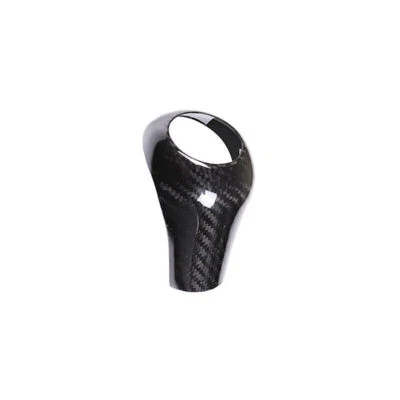 Cubierta de perilla de cambio de marchas de fibra de carbono real para Mercedes Benz Clase C W204 2007-2013 Foto 1 de 4