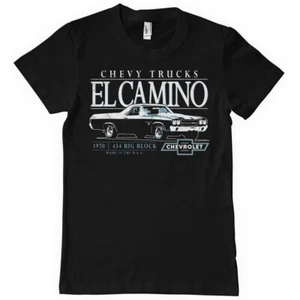 Officially Licensed Chevrolet Chevy El Camino Big Block Mens T-Shirt S-5XL Size - Picture 1 of 4
