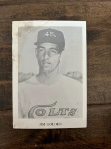 POSTAL CONMEMORATIVA HOUSTON COLT AÑOS 45 JIM EDICIÓN DORADA DE 1980 - Imagen 1 de 1