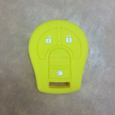 Capa protetora silicone carro ajuste Nissan 3 botões controle remoto chaveiro inteligente - Imagem 1 de 4