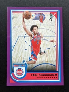 2022-23 NBA Hoops PÚRPURA CADE CUNNINGHAM Detroit Pistons #59 - Imagen 1 de 2