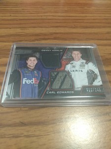 2016 Panini Torque Pairings Materials /249 Carl Edwards Denny Hamlin #PM-HE