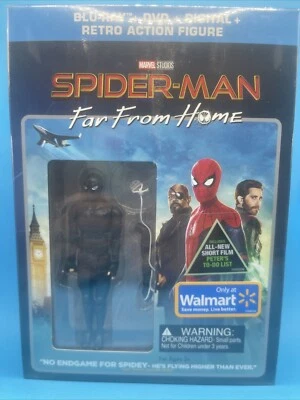 🔥Spider-Man Far From Home (Blu-Ray) W/ Retro Action Figure 🔥 - Image 1 of 4