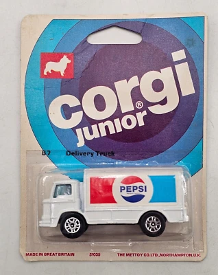 Vintage Sealed 1976 Corgi Jr. Pepsi-Cola Delivery Truck - Image 1 of 2