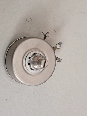 Used Older TS Potentiometer 2K Ohm Wirewound KS 8680  1/4 Shaft Right on Specs. - Image 1 of 2