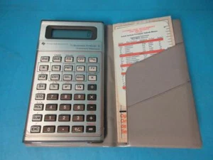 VINTAGE 1980 TEXAS INSTRUMENTS TI BUSINESS ANALYST II ELEKTRONISCHER TASCHENRECHNER SELTEN - Bild 1 von 14