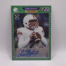 2021 Leaf Pro Set Metal 1989 Green Mojo /10 Shane Buechele Rookie Auto RC