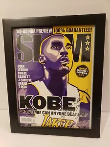 Copertina rivista SLAM dicembre 2008 Kobe Bryant Los Angeles Lakers incorniciata - Foto 1 di 6