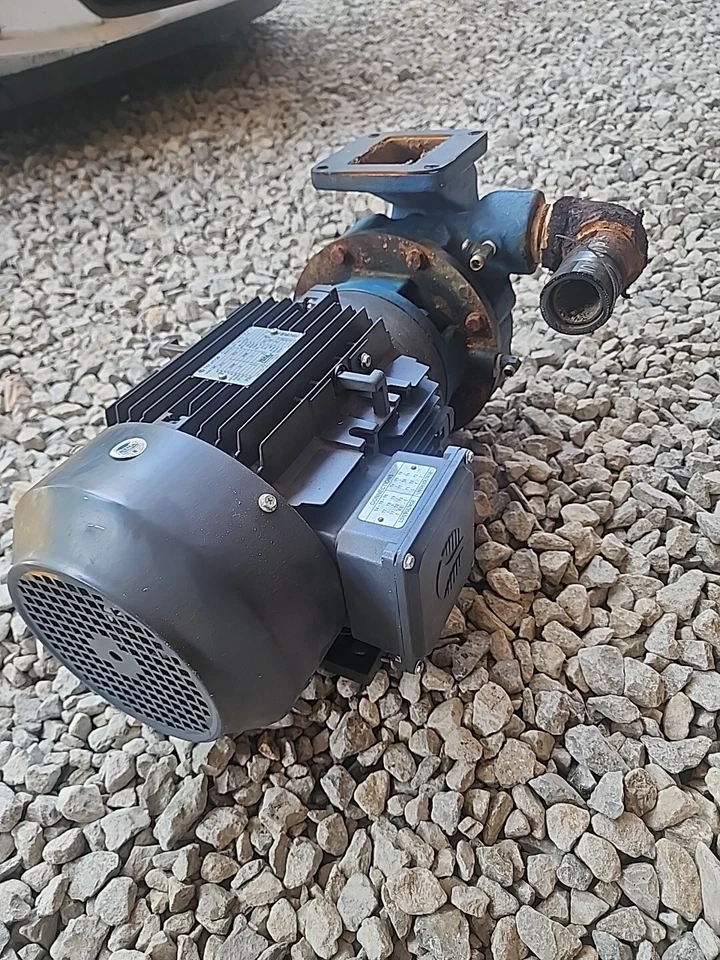 Techtop 3ph  Pump Motor JMA0052DP 5HP 230/460V - Image 1 of 4