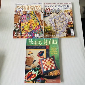 Quilting and Patchwork Book & Magazines Happy Quilts Bulk Lot Bundle - Picture 1 of 20