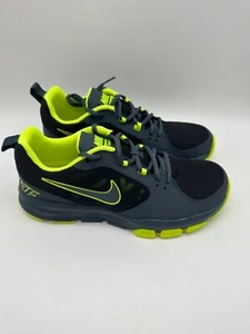 BRAND NEW Nike Air Velocitrainer 554891-013 Men Black/Green Volt Sneakers Sz 8.5 - Picture 1 of 5