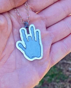 Jerry Hand Silhouette in Sterling - Bild 1 von 3