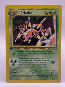 Ariados 27/111 - GCC Pokémon non comune Neo Genesis 1a edizione - quasi nuovo - Foto 1 di 14