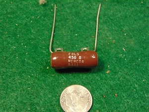 Memcore 450 OHM Fija 5 VATIOS RESISTENCIA DE ALAMBRE CERÁMICA NUEVO DE LOTE ANTIGUO - Imagen 1 de 1
