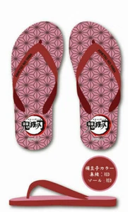 Demon Slayer Kimetsu no Yaiba Nezuko Kamado Beach Sandals Womens Size 6 - Picture 1 of 3