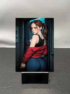 Clair Redfield Waifu Anime Custom Art Trading Card NSFW AVAILABLE W6411 - Picture 1 of 2