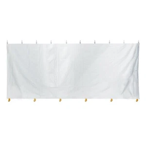 Pared lateral sólida estándar 8x15 para tienda de campaña de eventos con dosel impermeable panel de vinilo de 14 oz - Imagen 1 de 4