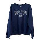 Virginia Mount Vernon blaues Sweatshirt Medium marineblau Webstuhl
