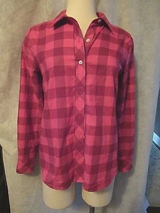 Neu ohne Etikett Vineyard Vines Performance rosa Büffel Karo entspannt Knopfleiste Gr. 4 - Bild 1 von 5