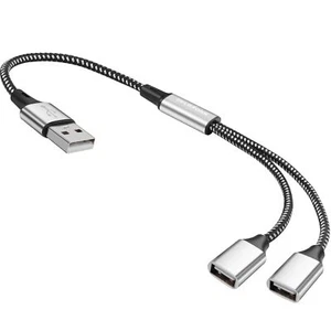 03m Câble séparateur usb 1 to2 séparateur usb pour imprimante/clavier/ordinat... - Photo 1/8
