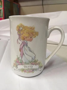 Precious Moments "Your Name (Betty) Is A Precious Gift" Porcelain Mug by Enesco - Picture 1 of 3
