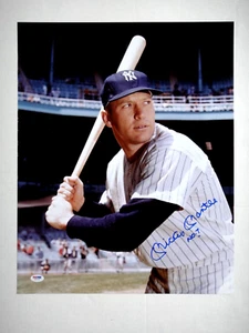 MICKEY MANTLE NO 7. PSA/DNA GRADED 9 MINT SIGNED 16X20 PHOTOGRAPH AUTOGRAPH HOF - Picture 1 of 4