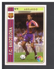 CARD MUNDICROMO LA TOKENS DE LA LIGA 1994-95 No. 9 ABELARDO FC BARCELONA