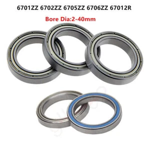 6701ZZ 6702ZZ 6705ZZ 6706ZZ 67012R Flanged Ball Bearing Deep Groove Pulley Wheel - Picture 1 of 6