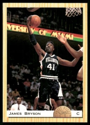 1993 Classic Draft Picks #17 James Bryson - Villanova Wildcats - Image 1 of 2