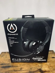 PowerA Fusion Wired Stereo Gaming Headset - Schwarz. - Bild 1 von 6