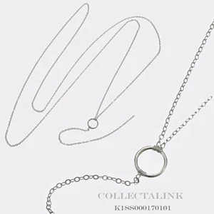 Auténtico Collar Dogeared SS Karma Anillo Pequeño Y 28" K1SS000170101 - Imagen 1 de 1