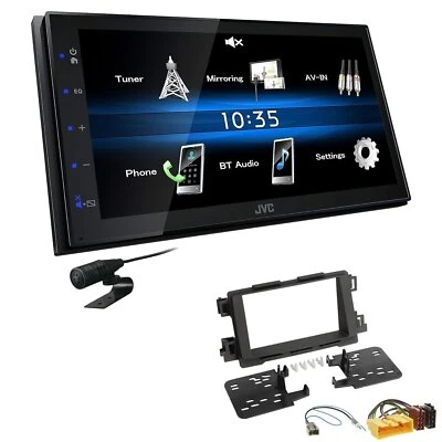 JVC 2 DIN Digital Autoradio Bluetooth USB für Mazda 6 2013-2015 schwarz - Bild 1 von 4