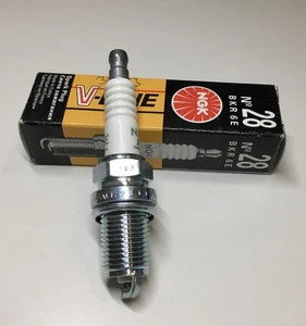 4x NGK BKR6E Zündkerze V-Line 28 Spark Plug Bougie d´Allumagne Candela di accens - Picture 1 of 5