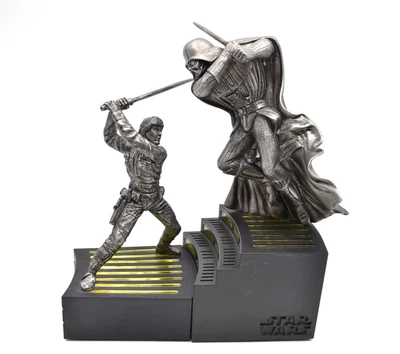 Star Wars: Darth Vader y Luke Skywalker estatuas de resina fundida en frío con cajas 1995 Foto 1 de 4