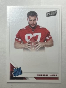 2019 Panini RPS Nick Bosa Error Missing Auto RC - Picture 1 of 2