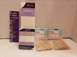 Satin Smooth Wax Strips With Diane Applicators And Tweezers Set - Picture 1 of 5