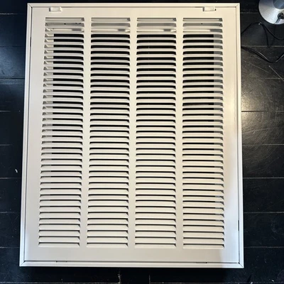 Nueva rejilla de filtro de aire de retorno de acero de 16" X 20" - cara/puerta fácil de quitar nueva en caja Foto 1 de 2