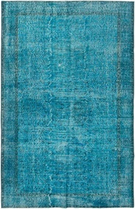 Traditional Vintage Hand-Knotted Carpet 5'1" x 8'6" Wool Area Rug - Picture 1 of 9