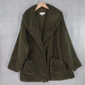 Koolaburra by UGG Teddy Sherpa Fleece Kapuzenjacke Damen 1X grün Reißverschluss AA51834 - Bild 1 von 20