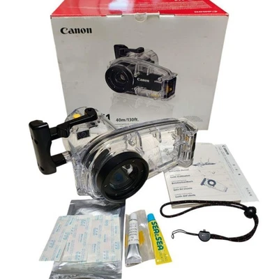 Canon WP-V1 Waterproof Underwater Case for iVIS HF20 HF21 Video Camera 40m - Image 1 of 4