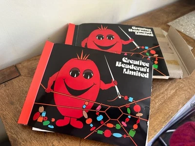 Creative Beadcraft Small Glass Beads Catalog With Samples Job Lot x 2 - Image 1 of 4