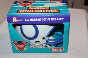 Nuevo de Lote Antiguo Lil' Riddell NFL Fútbol Americano Indianapolis Colts Mini Casco - Imagen 1 de 12