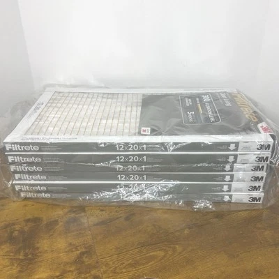 12x20x1 Air Filter MPR 300 MERV 5 Clean Living / Allergen & Odor Reduction 6pack - Image 1 of 4