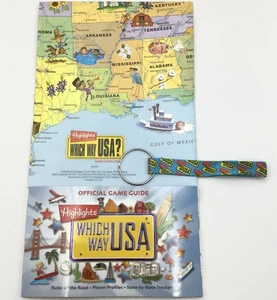 Which Way USA? State Poster Map - Game Guide - Keychain Highlights Magazine - Picture 1 of 10
