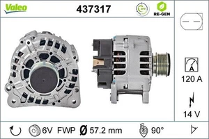 Generatore alternatore per VW Bora Variant station wagon caddy 1994-2003 Valeo 437317 - Foto 1 di 7